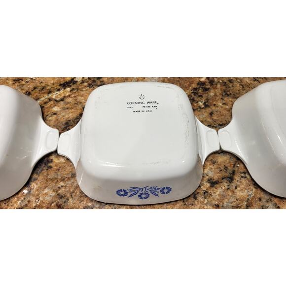 Corning Ware Blue Cornflower Petite Pans (Set Of 3) - Picture 10 of 16